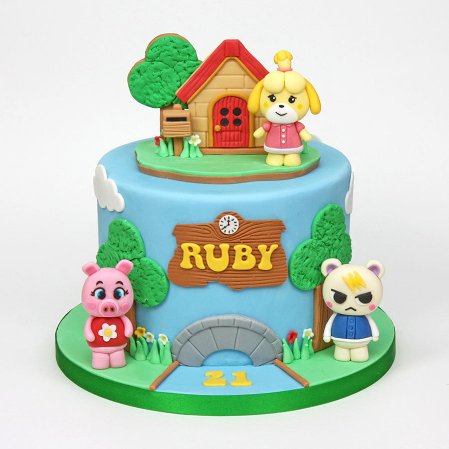 Animal Crossing cake