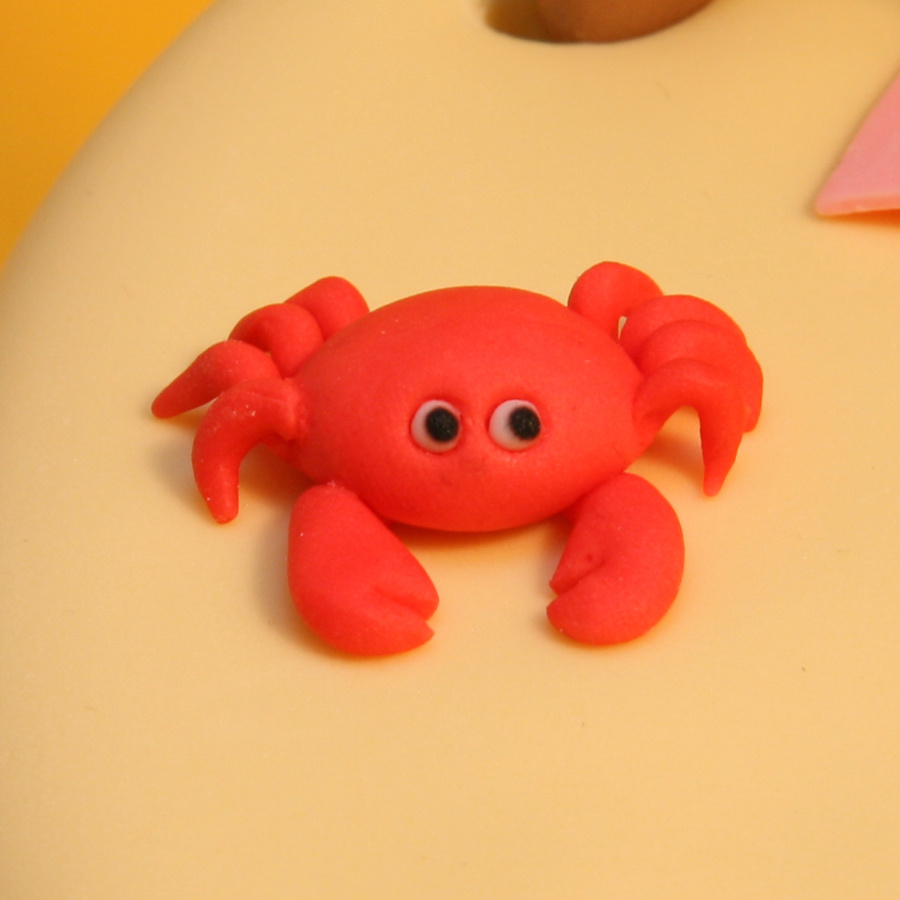 Beach retirement cake