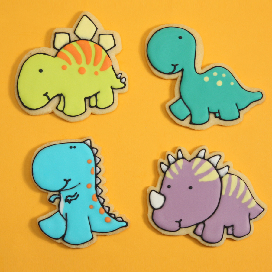 Dinosaur biscuits