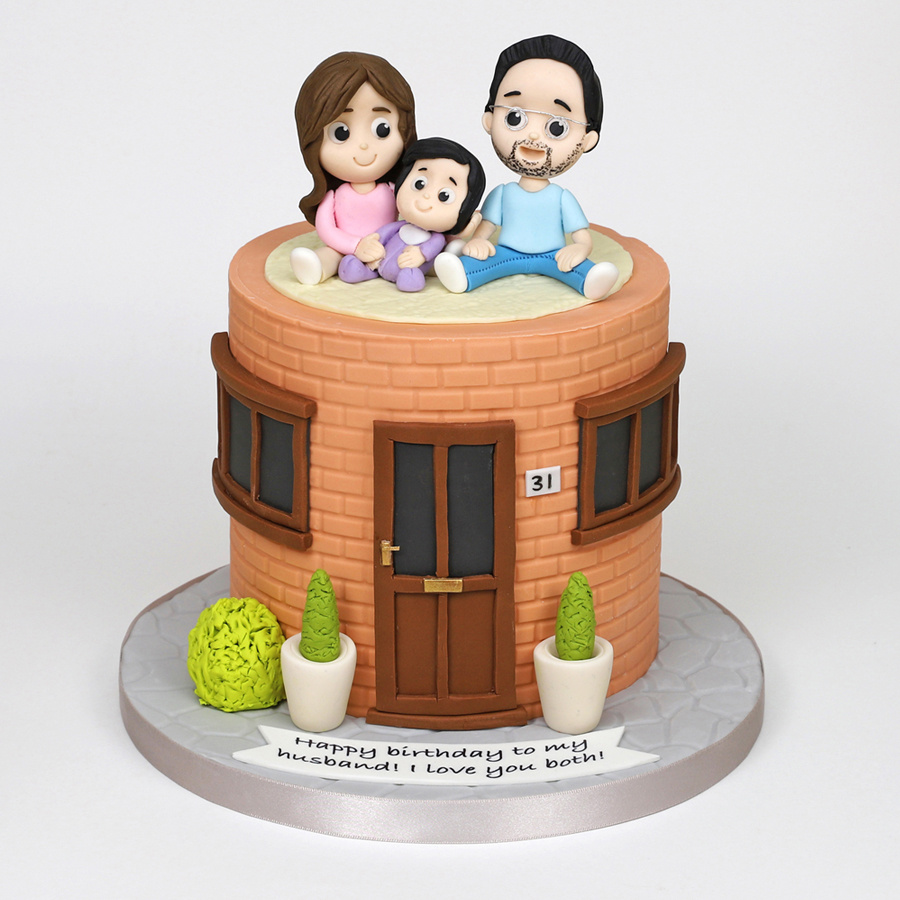 Family home cake