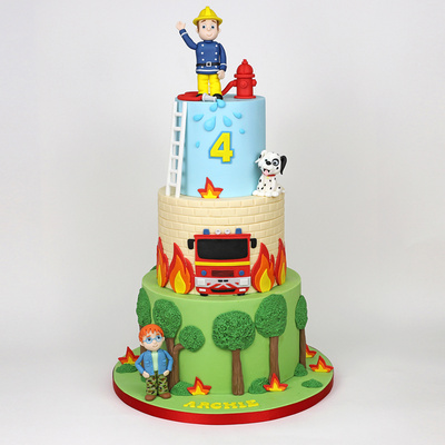 Fireman Sam cake