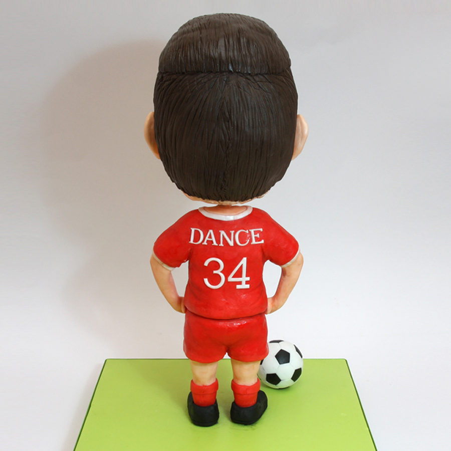 Footballer cake