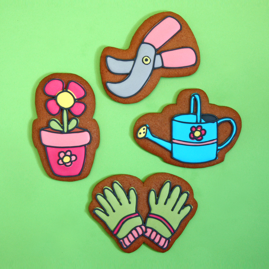 Gardening biscuits