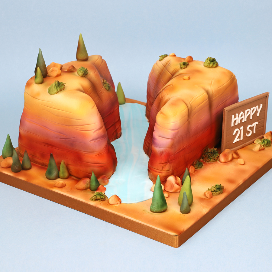 Grand Canyon cake