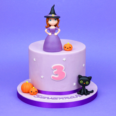 Halloween witch cake