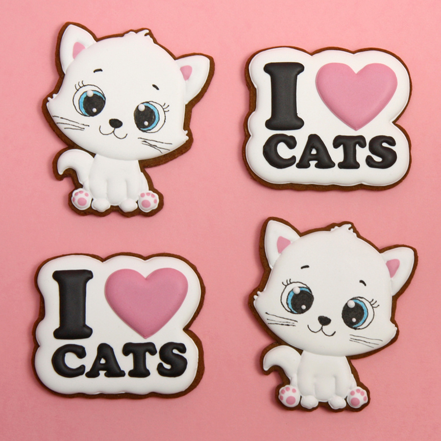 I love cats biscuits