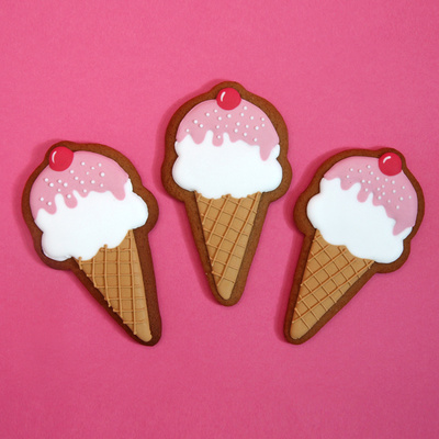 Ice cream biscuits