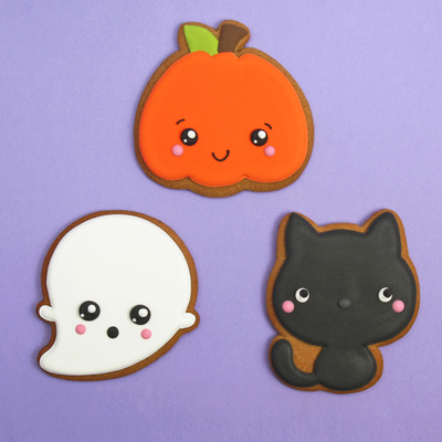 Kawaii Halloween biscuits