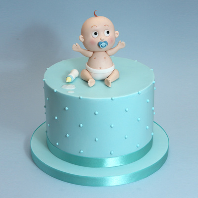 New born baby cake