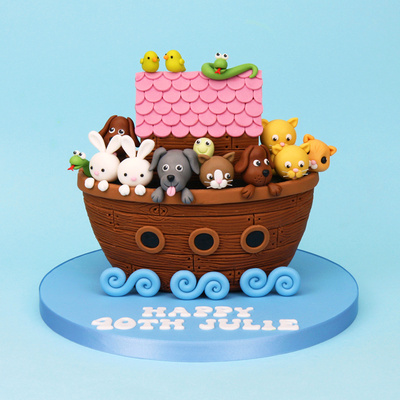 Noah’s ark cake