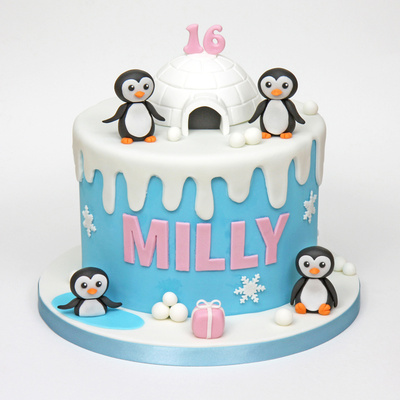 Penguin cake