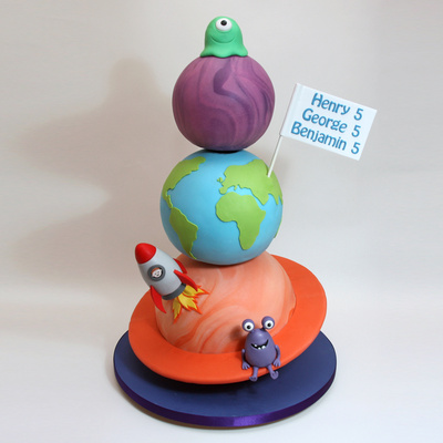 Planets cake