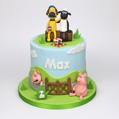 Shaun the Sheep cake