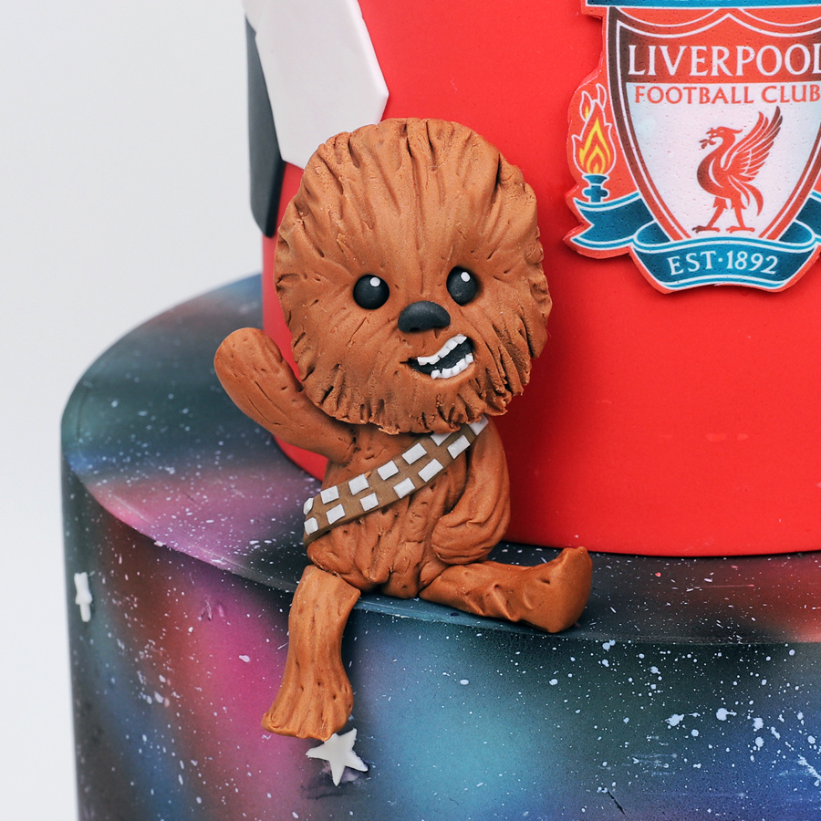 Star Wars and Liverpool cake