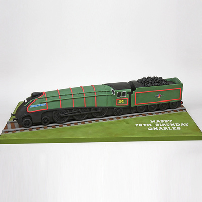 Steam train cake