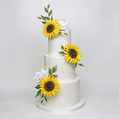 Sunflower cake