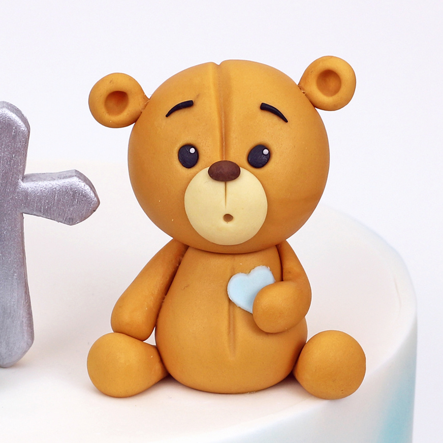 Teddy Baptism cake