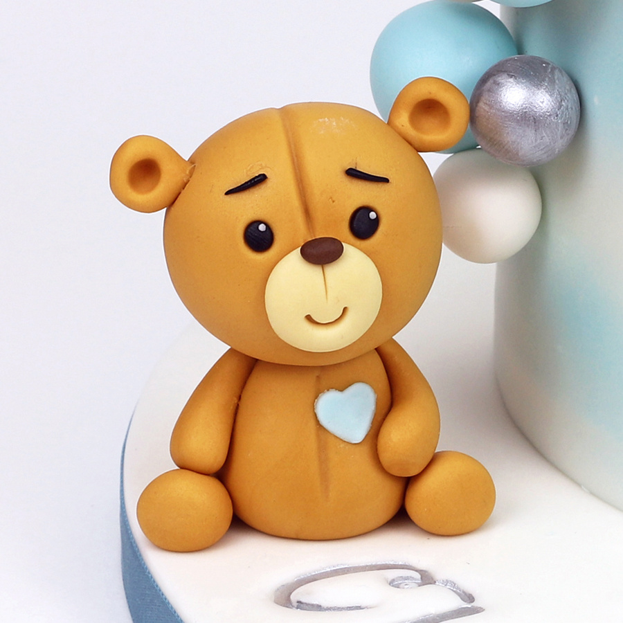 Teddy Baptism cake