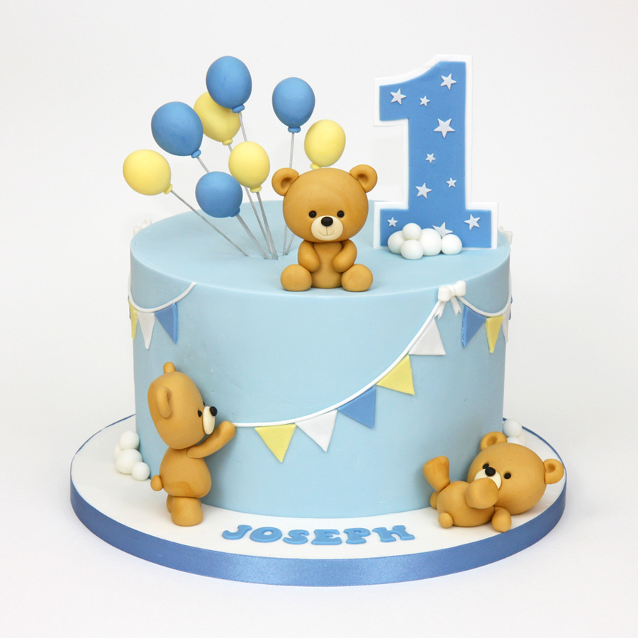 Teddy party cake