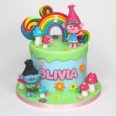 Trolls cake